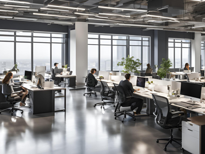 fully furnished office for sale